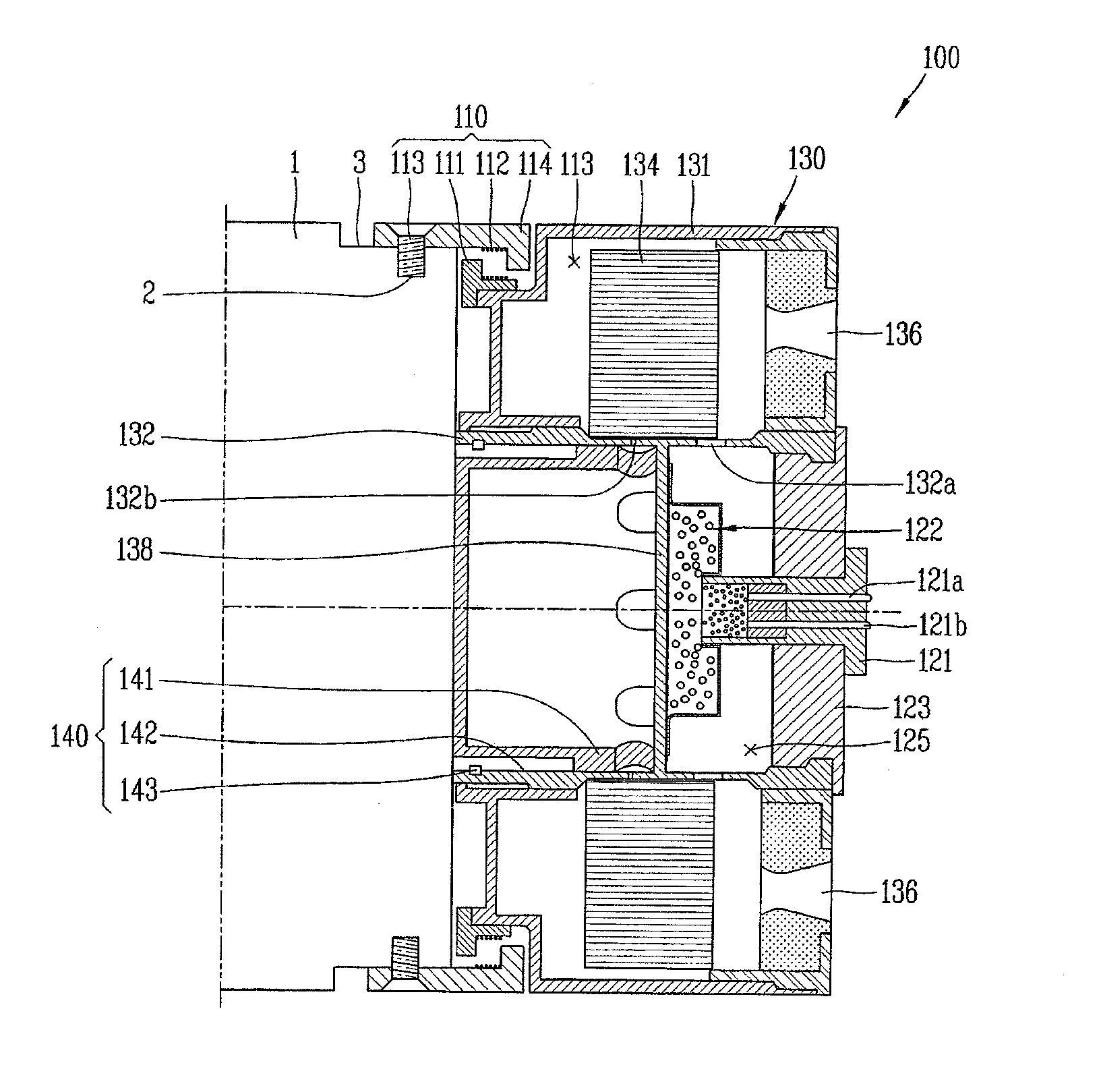 Separation device of ejector motor for portable missile