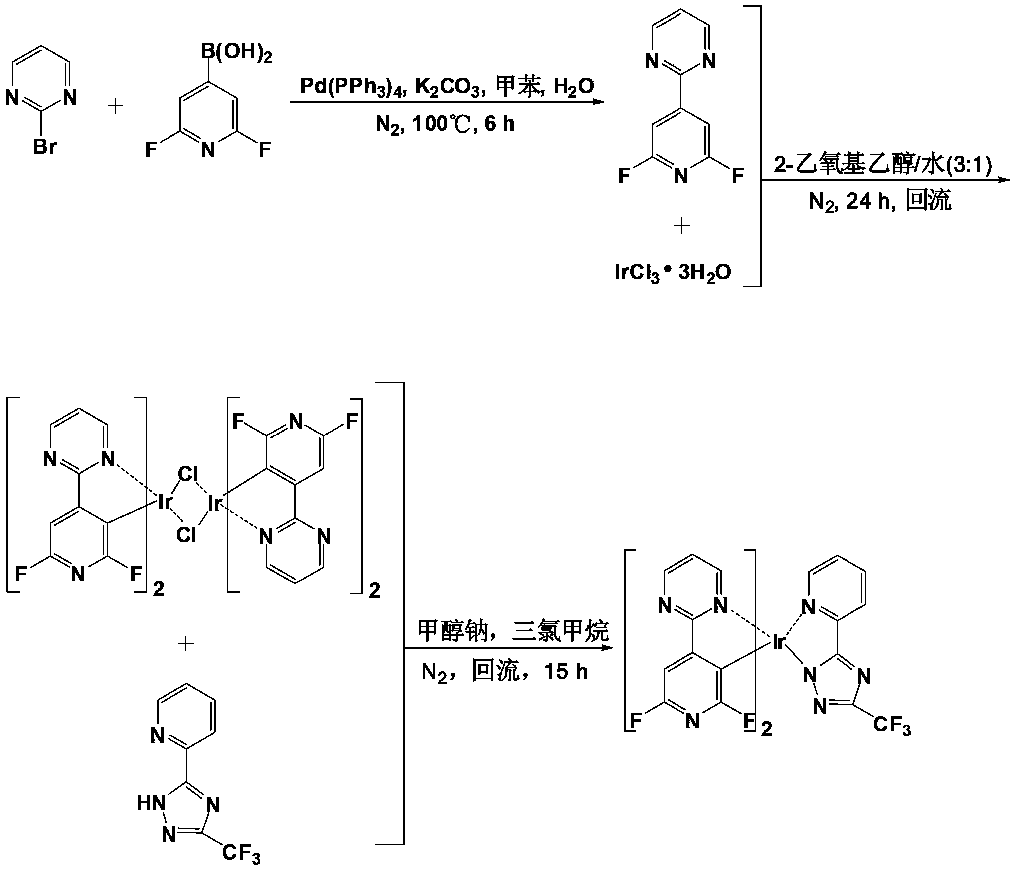 Organic electroluminescent material, preparation method and application thereof