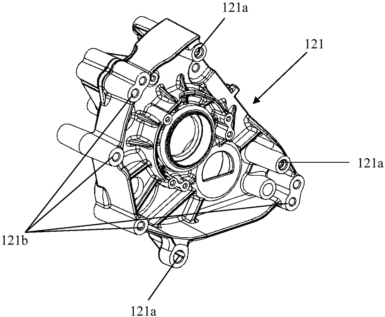 Integrated motor