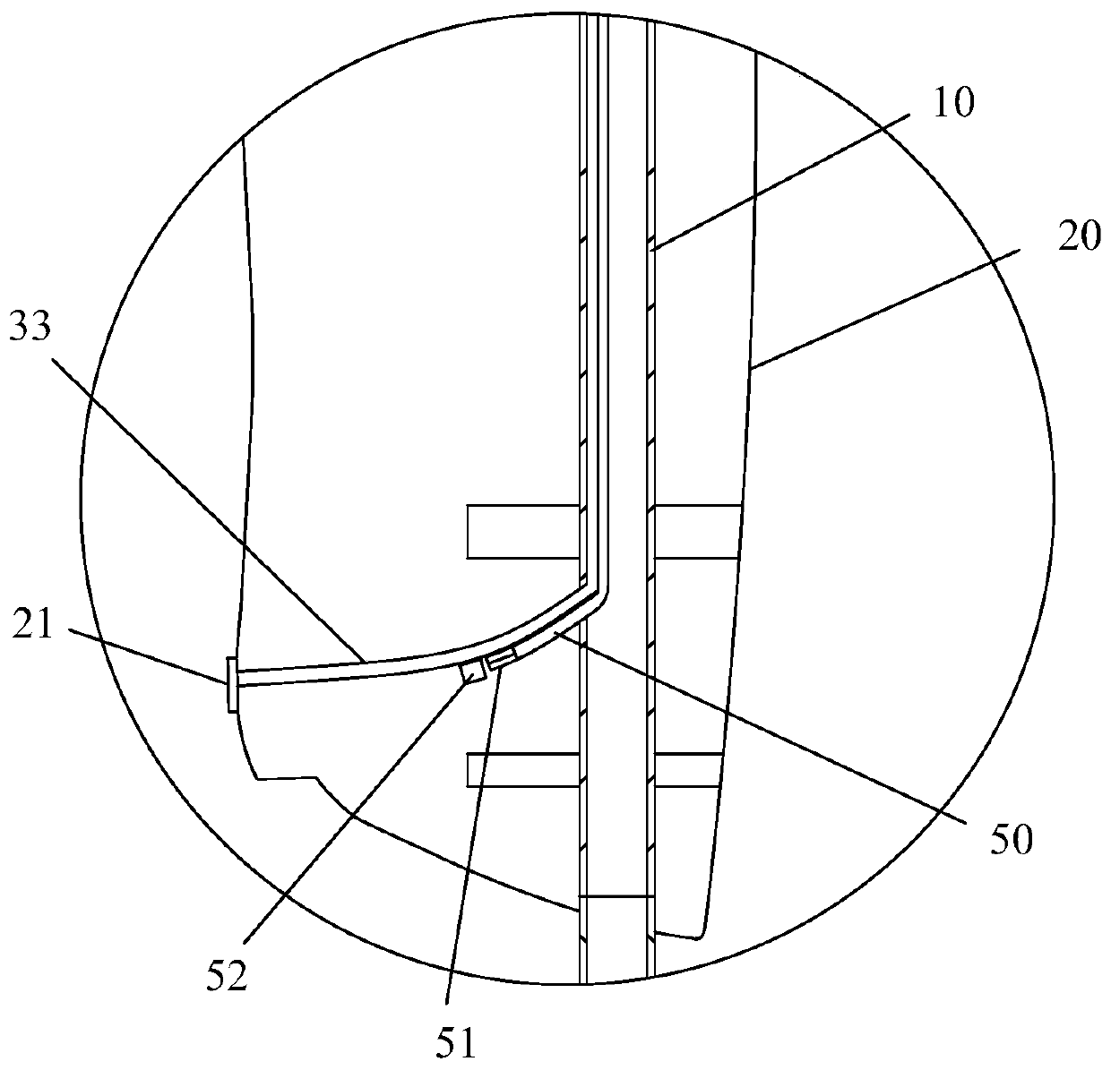 Electronic hysteroscope with superfine single channel with negative pressure function