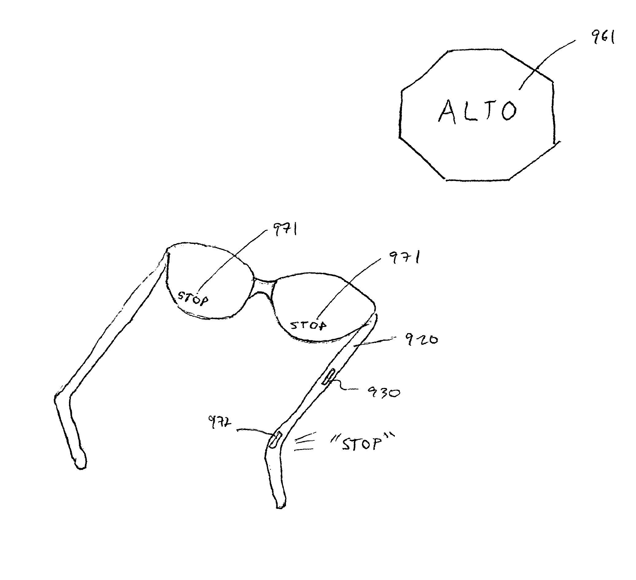 Multicomponent optical device for visual and audible translation and recognition