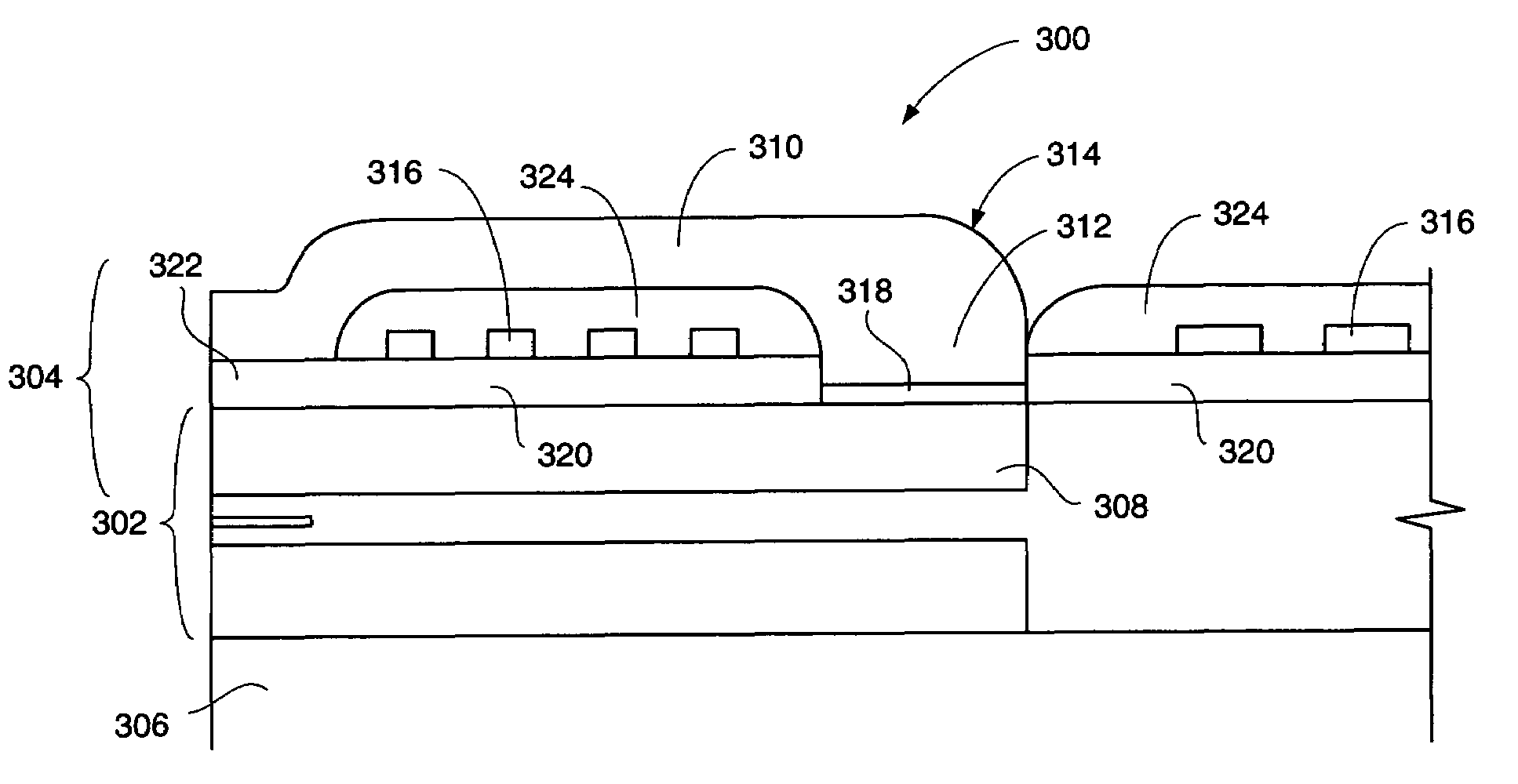 Inductive write head having high magnetic moment poles and low magnetic moment thin layer in the back gap, and methods for making