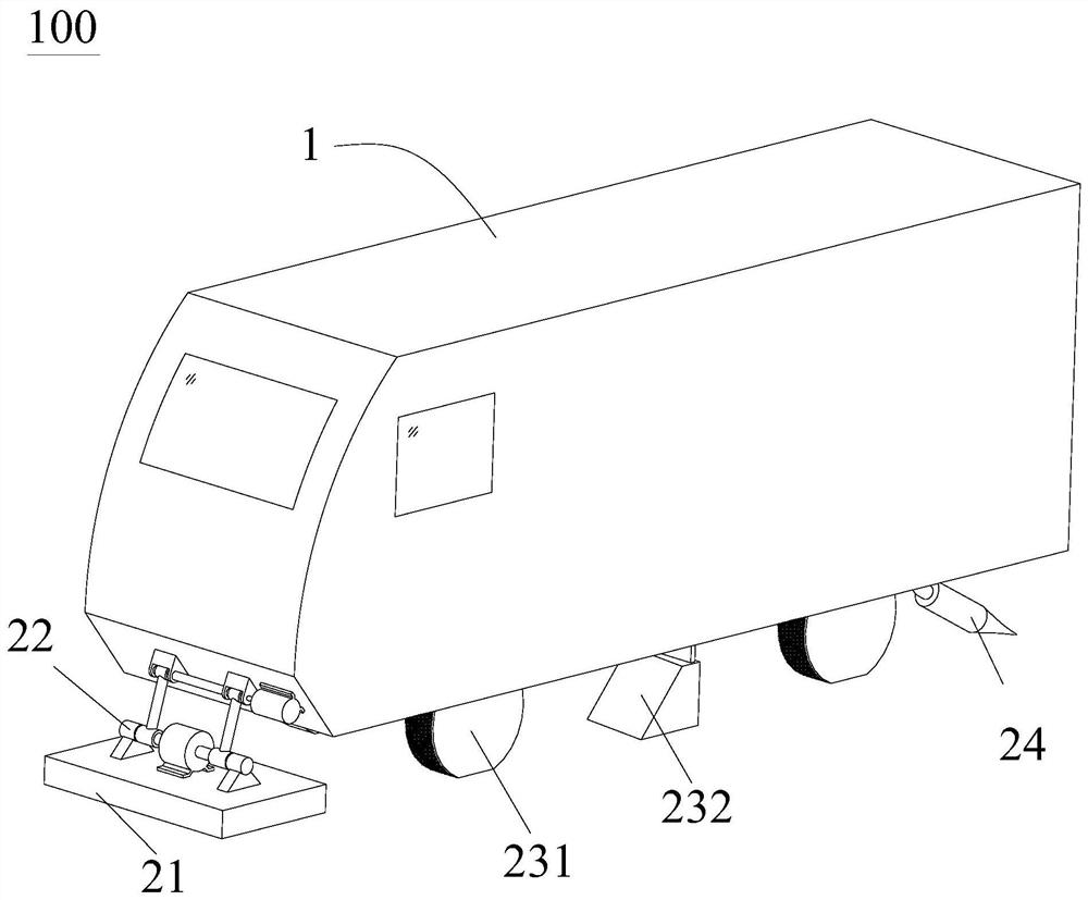 Track deicing vehicle