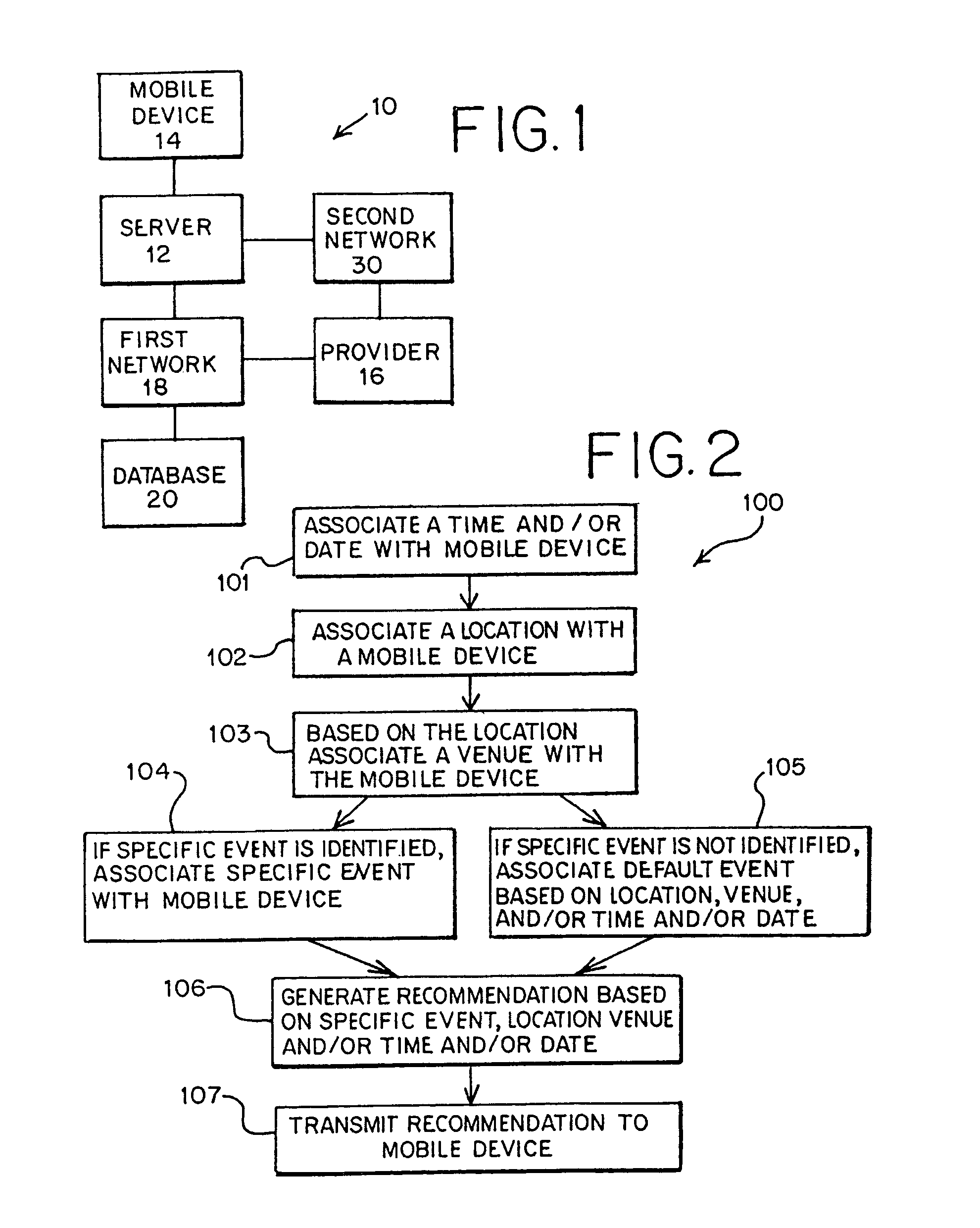 System and method for generating a recommendation on a mobile device