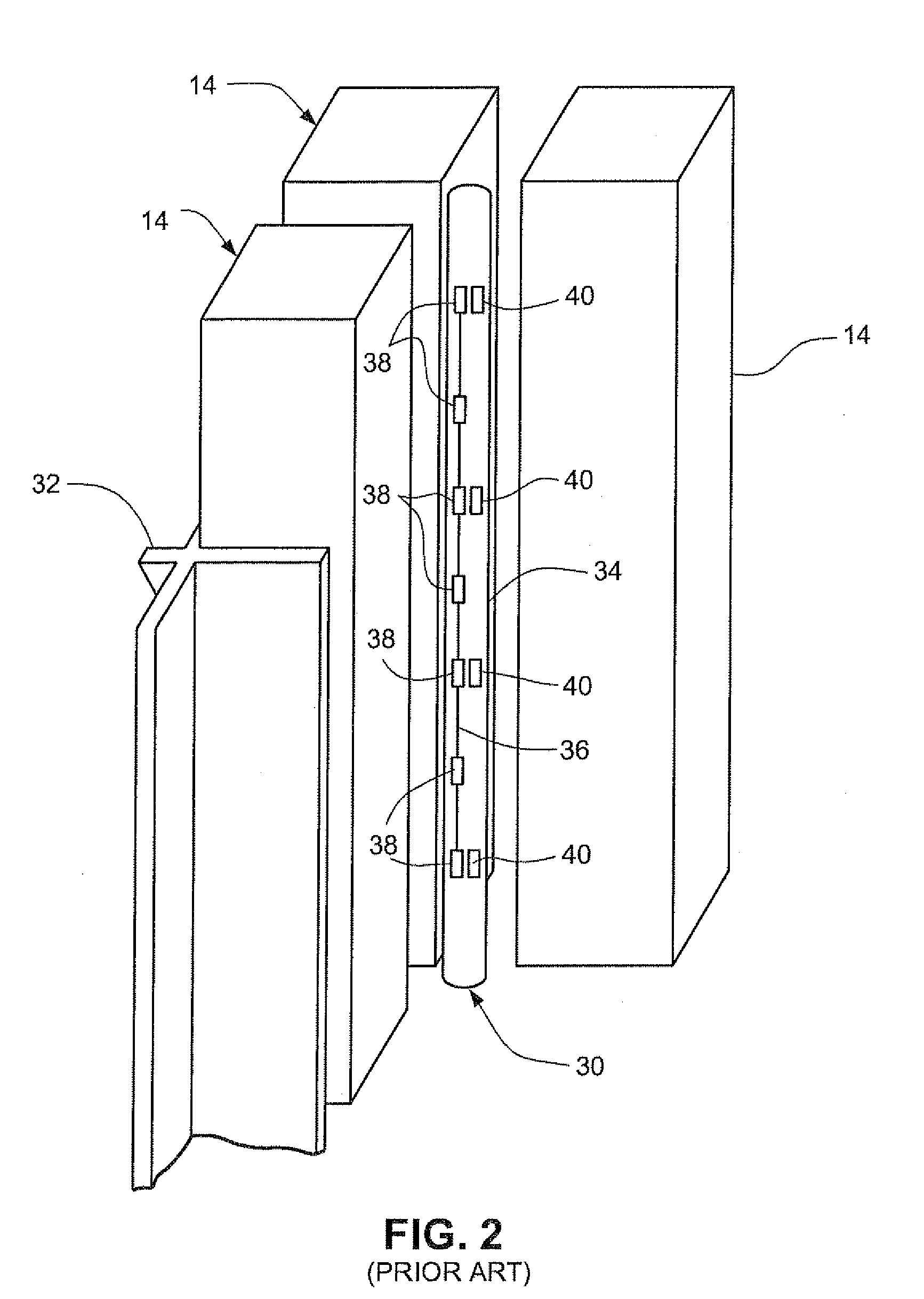 Gamma thermometer axial apparatus and method for monitoring reactor core in nuclear power plant