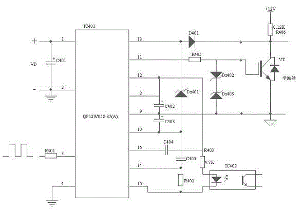 Hybrid integrated IGBT (insulated gate bipolar translator) drive circuit