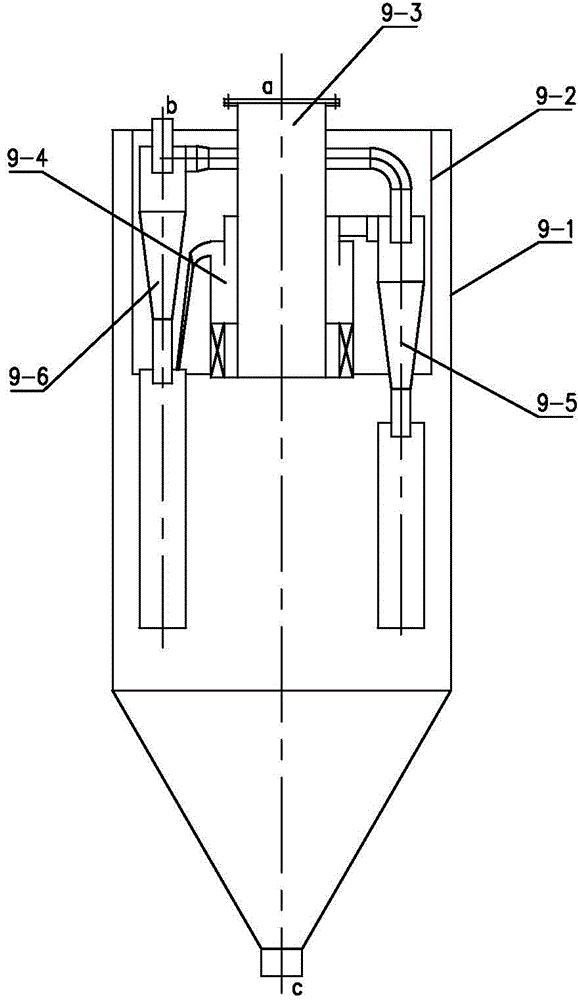 Down-flow gas semi-coke activated pulverized coal pyrolysis system and method