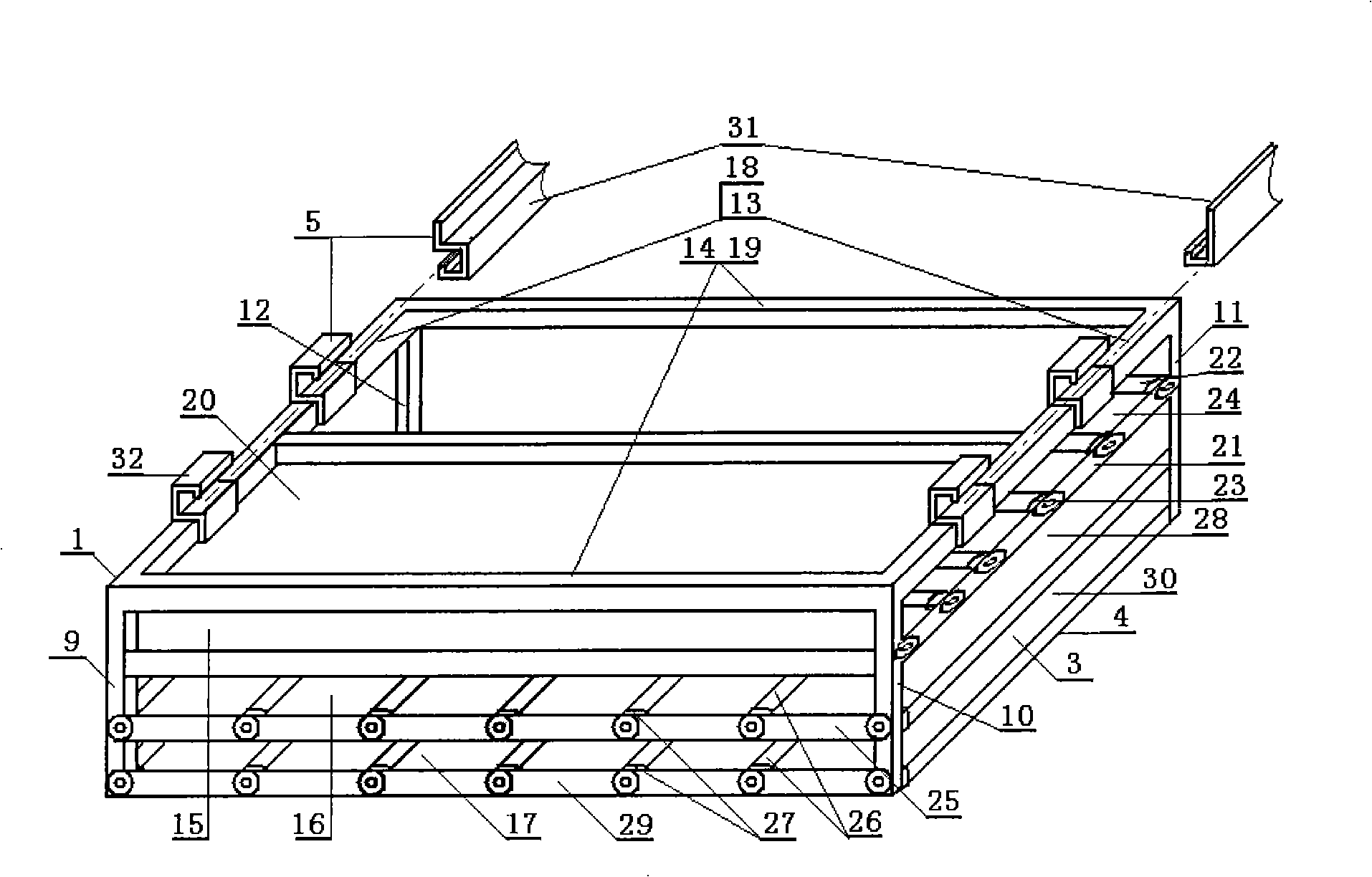 Built-in automobile heat insulation and preservation device