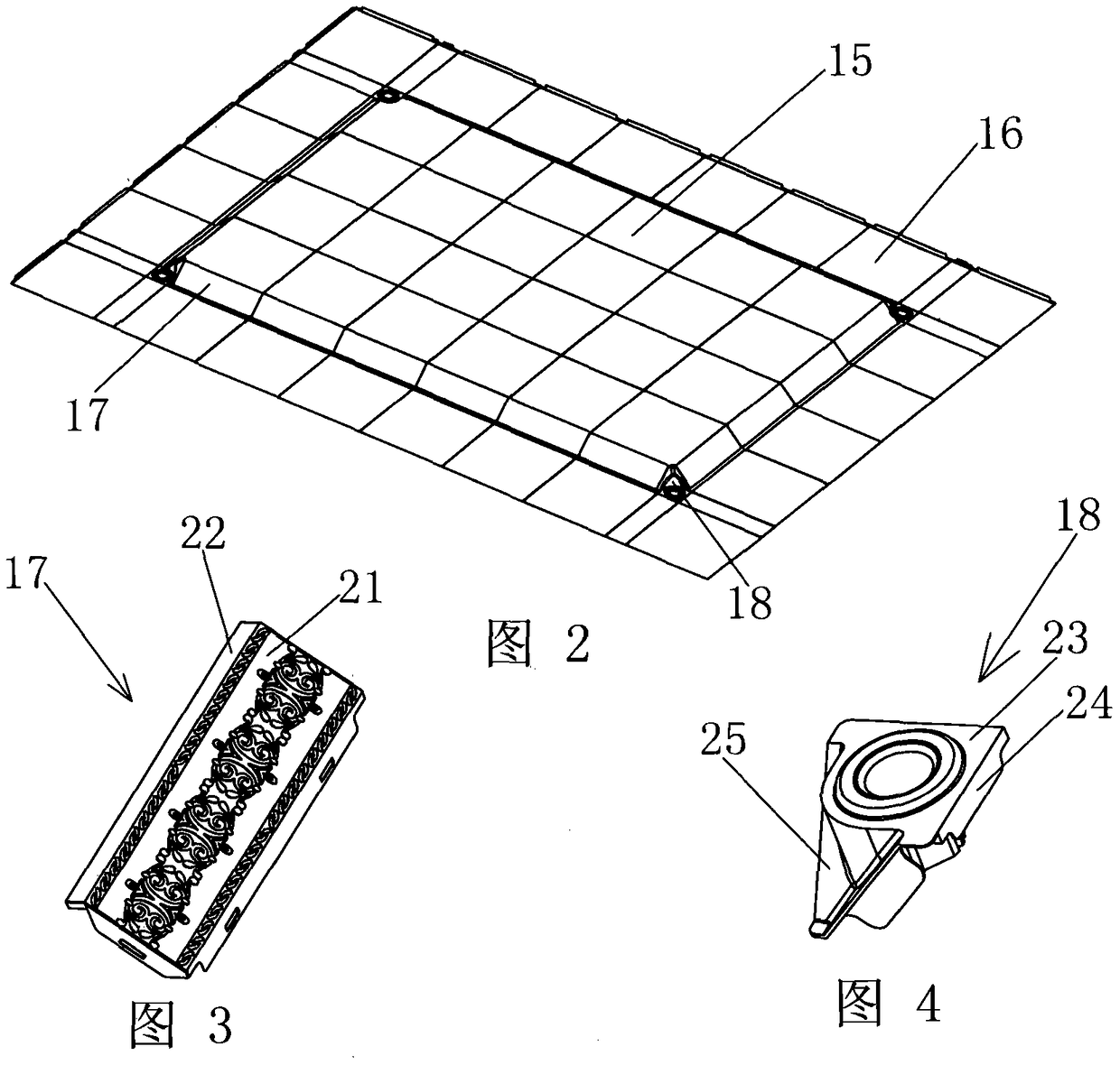 A brand-new composite suspended ceiling and its installation method