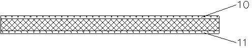 Sequentially etched and plated lead frame structure with island prepacked plastic sealed material and producing method thereof