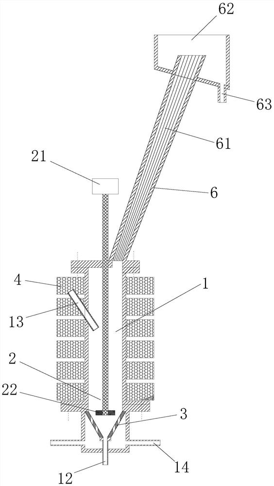 Magnetic pulsation countercurrent sorting device