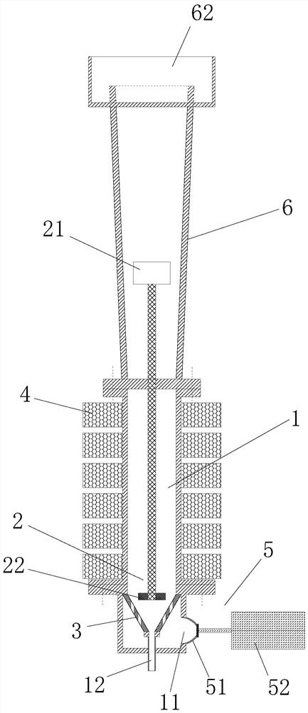 Magnetic pulsation countercurrent sorting device