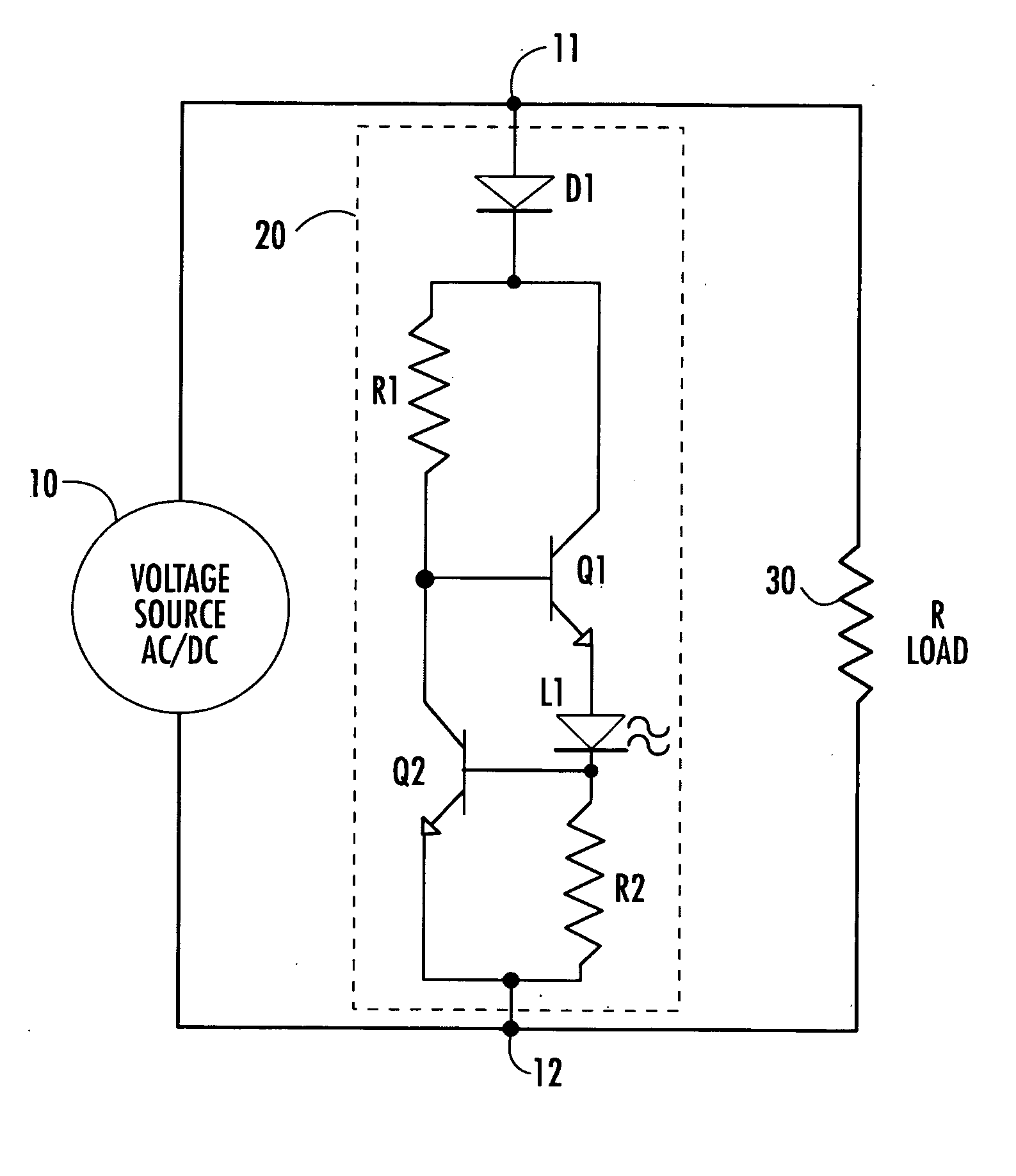 Wide input voltage range light emitting diode driver