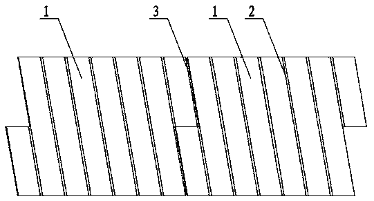 Connecting method of plastic hollow wall winding pipe joint for traction