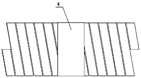 Connecting method of plastic hollow wall winding pipe joint for traction