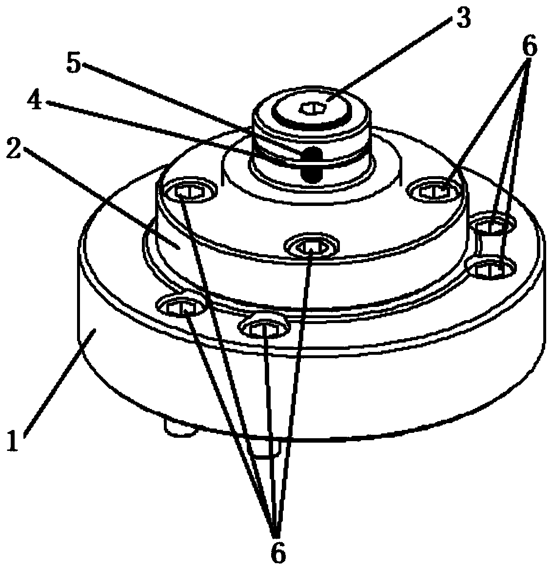 Rough turning fixture for disc type gear