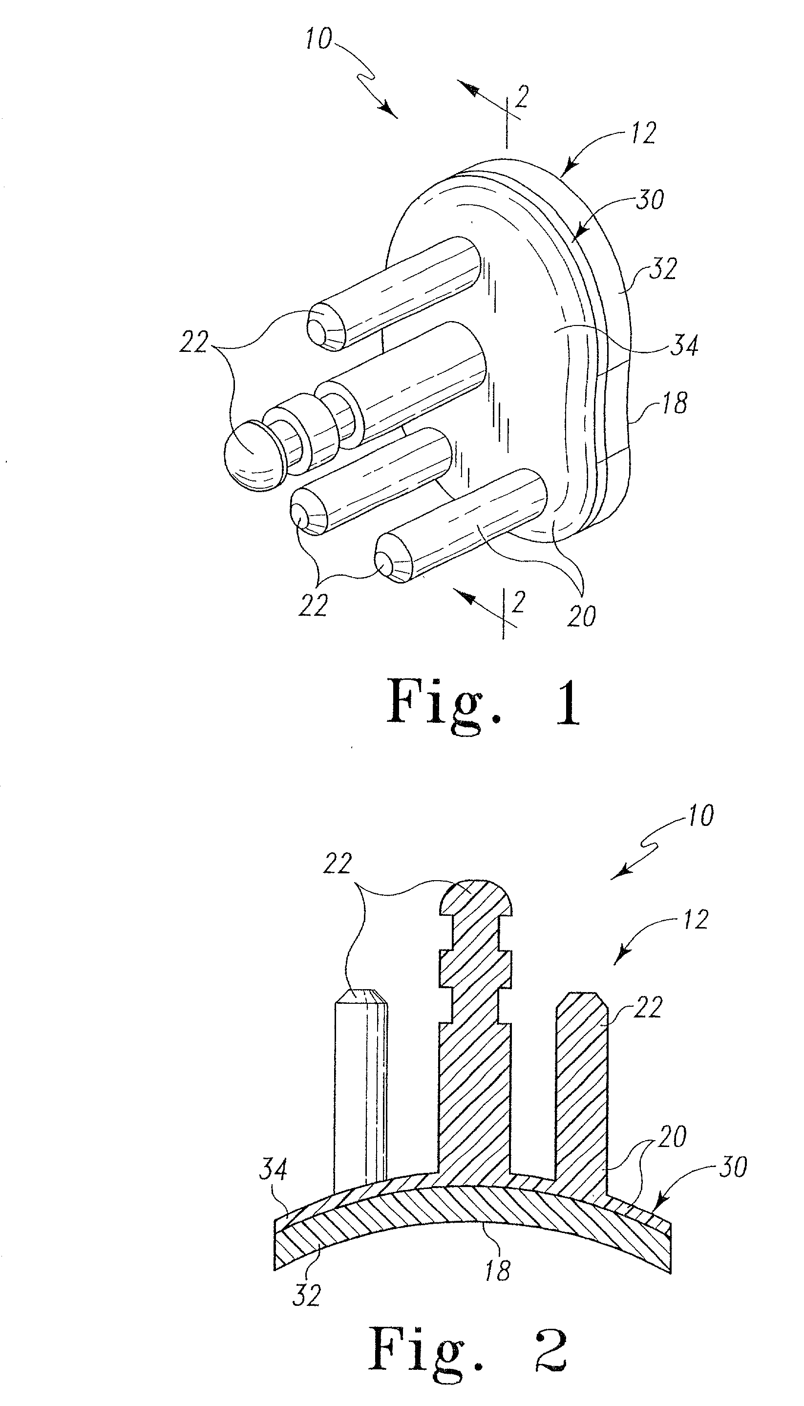 Composite prosthetic bearing constructed of polyethylene and an ethylene-acrylate copolymer and method for making the same
