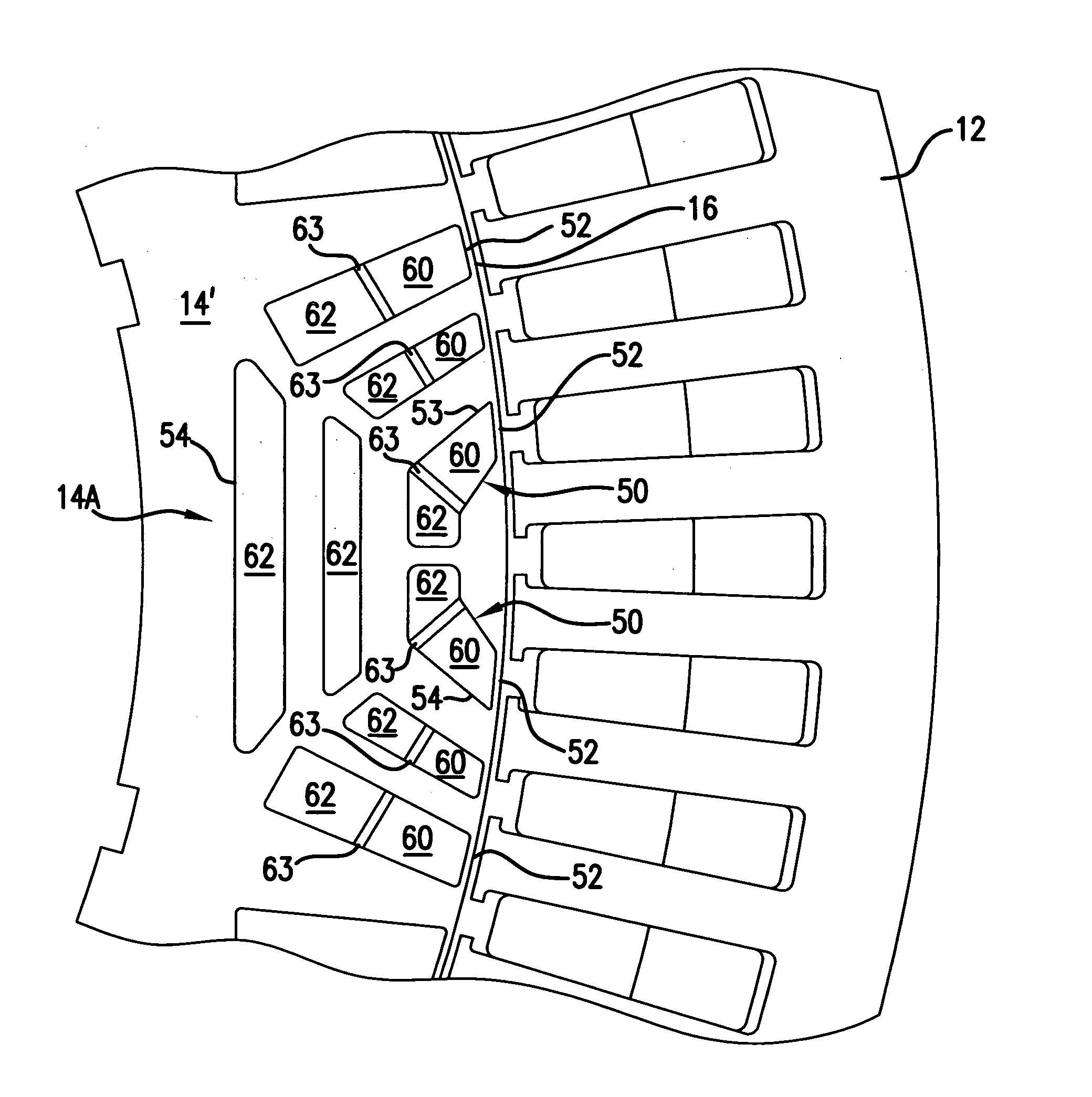 Interior permanent magnet rotors with multiple properties and methods of making same