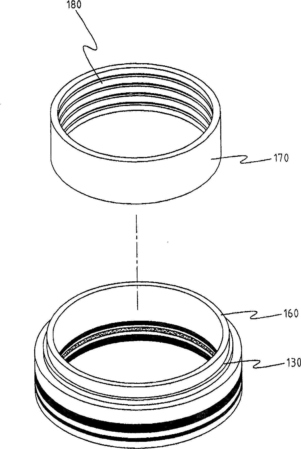 Device for preventing hydraulic rock breaker against scuffing