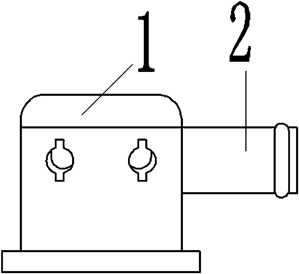 Water feeding chamber for radiator