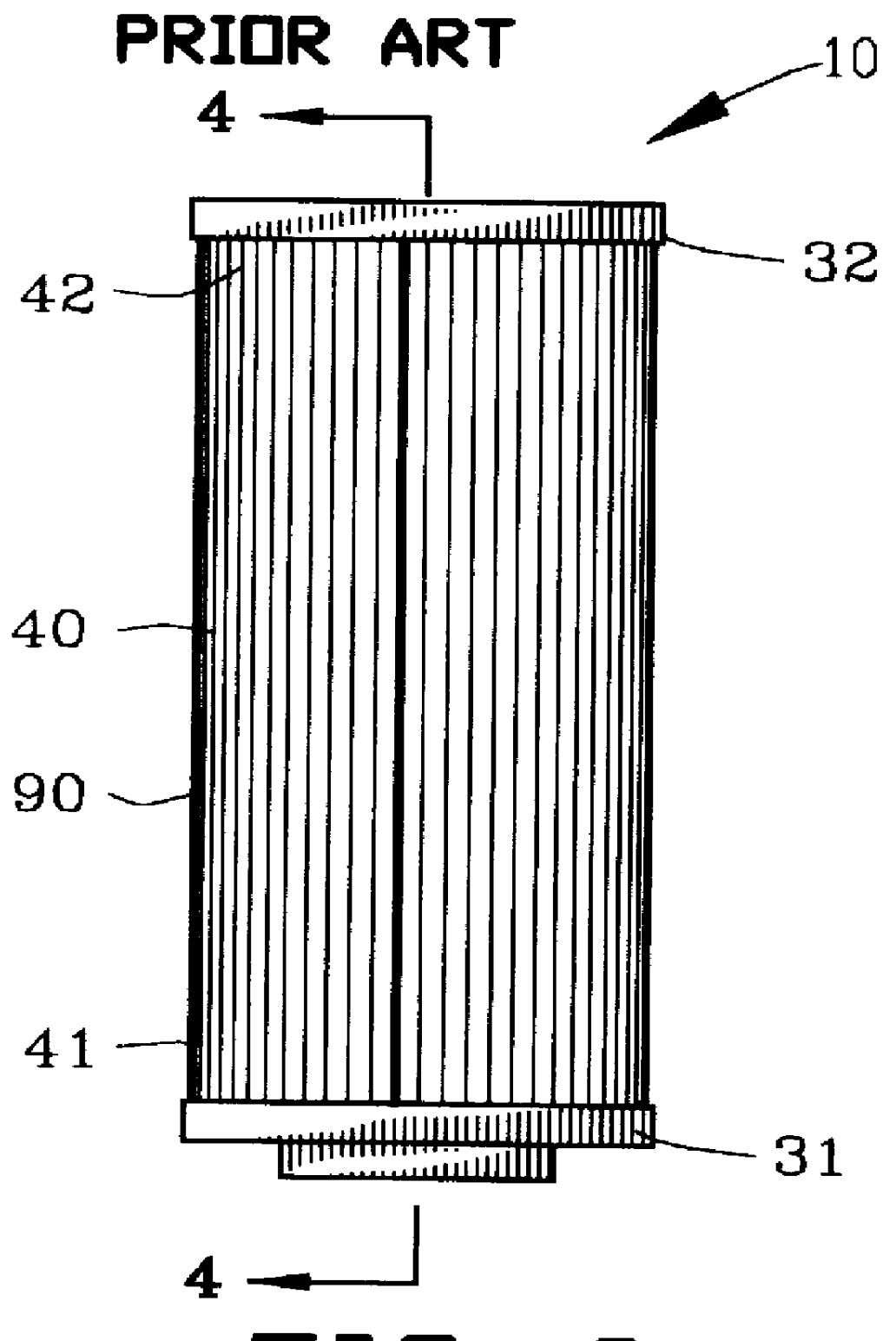 Fluid filter and method of making