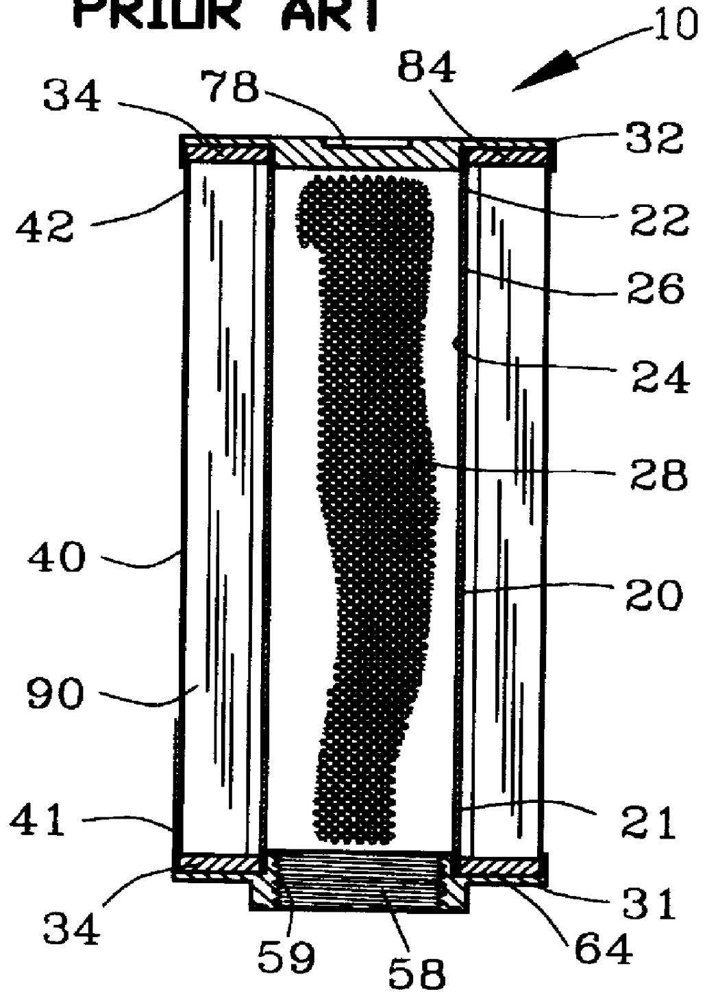 Fluid filter and method of making