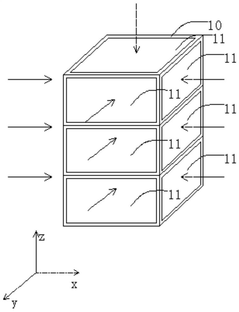Experimental system and method for testing crack height expansion under loading stress