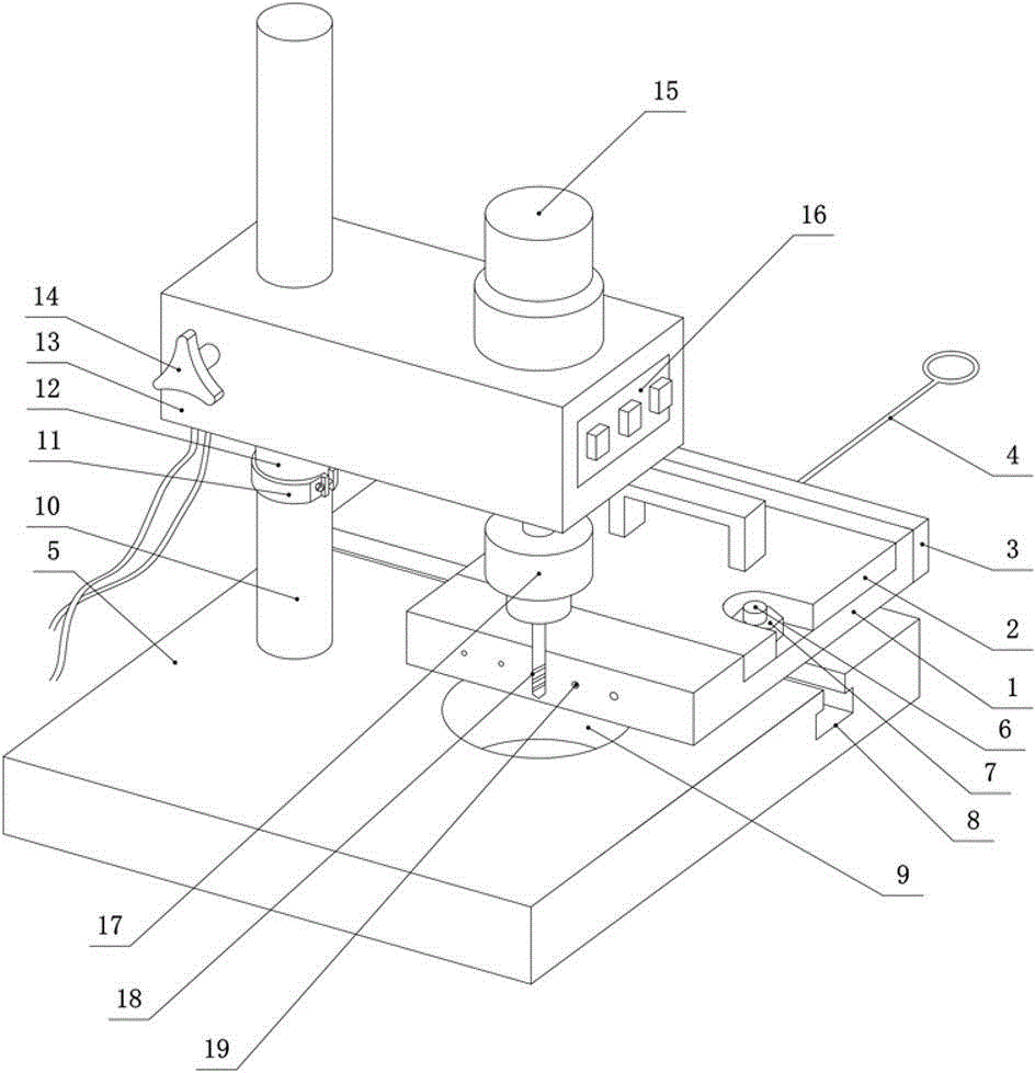 Device for quickly preparing stabilizer content analysis sample of small-grain-size gunpowder