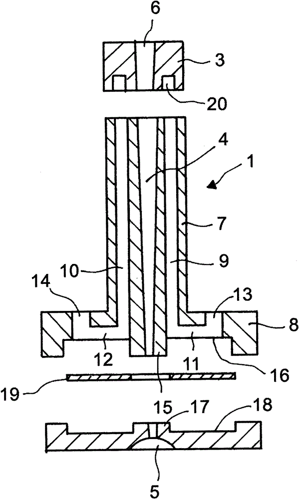 Sprue bush and its production method