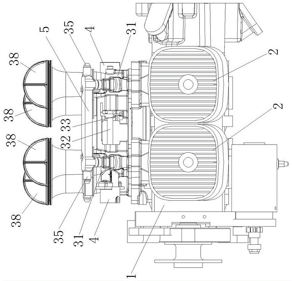 A kind of electro-injection aviation gasoline engine