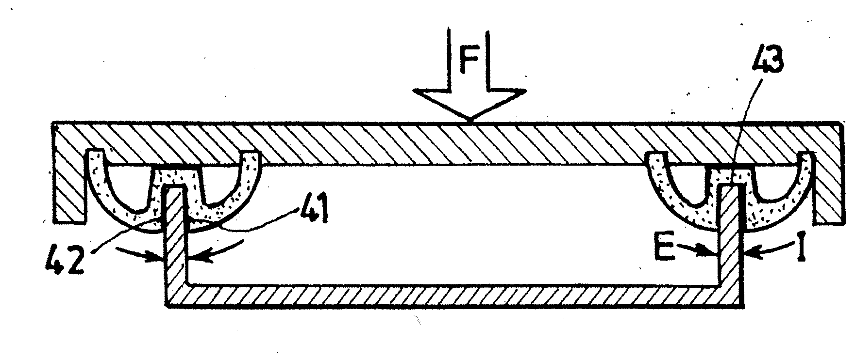 Pinching seal for airtight containers