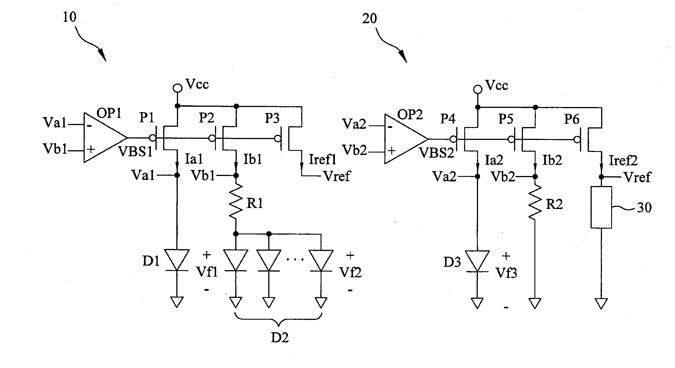 Low voltage bandgap reference circuit