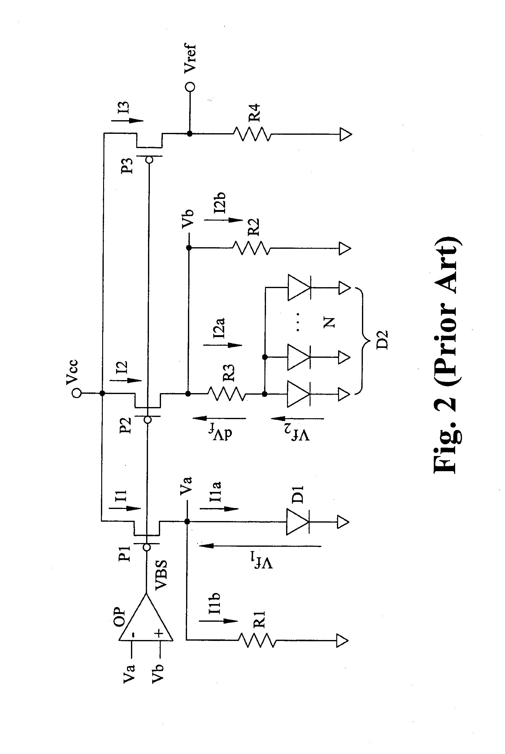 Low voltage bandgap reference circuit