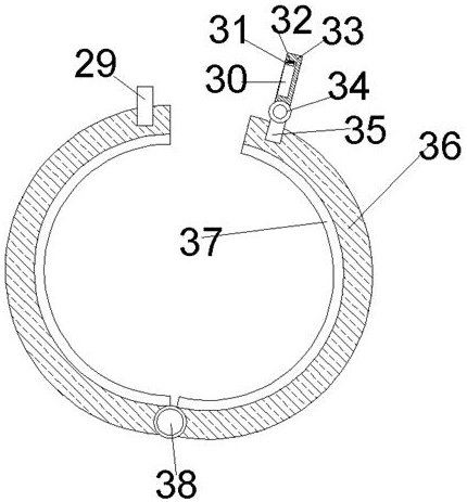 Magnetic control reciprocating pipeline interior dredging device