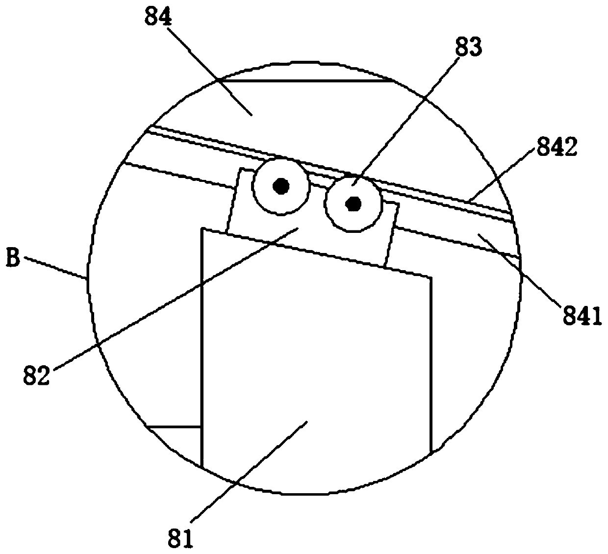 Fixing device and fixing method based on coupling capacitor processing