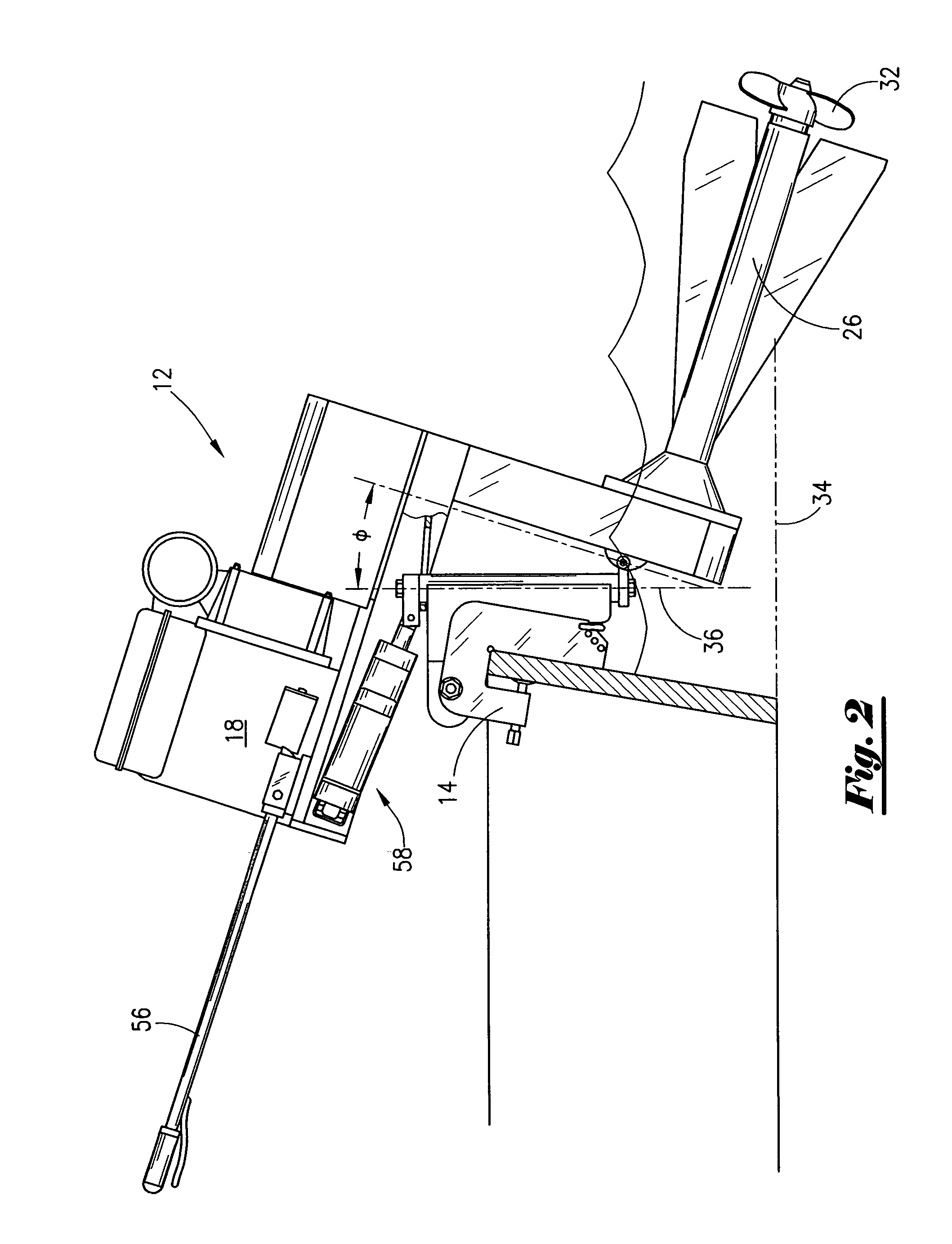 Method and apparatus for air cooled outboard motor for small marine craft