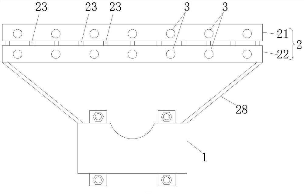 Blade protection device for multi-rotor unmanned aerial vehicle and multi-rotor unmanned aerial vehicle