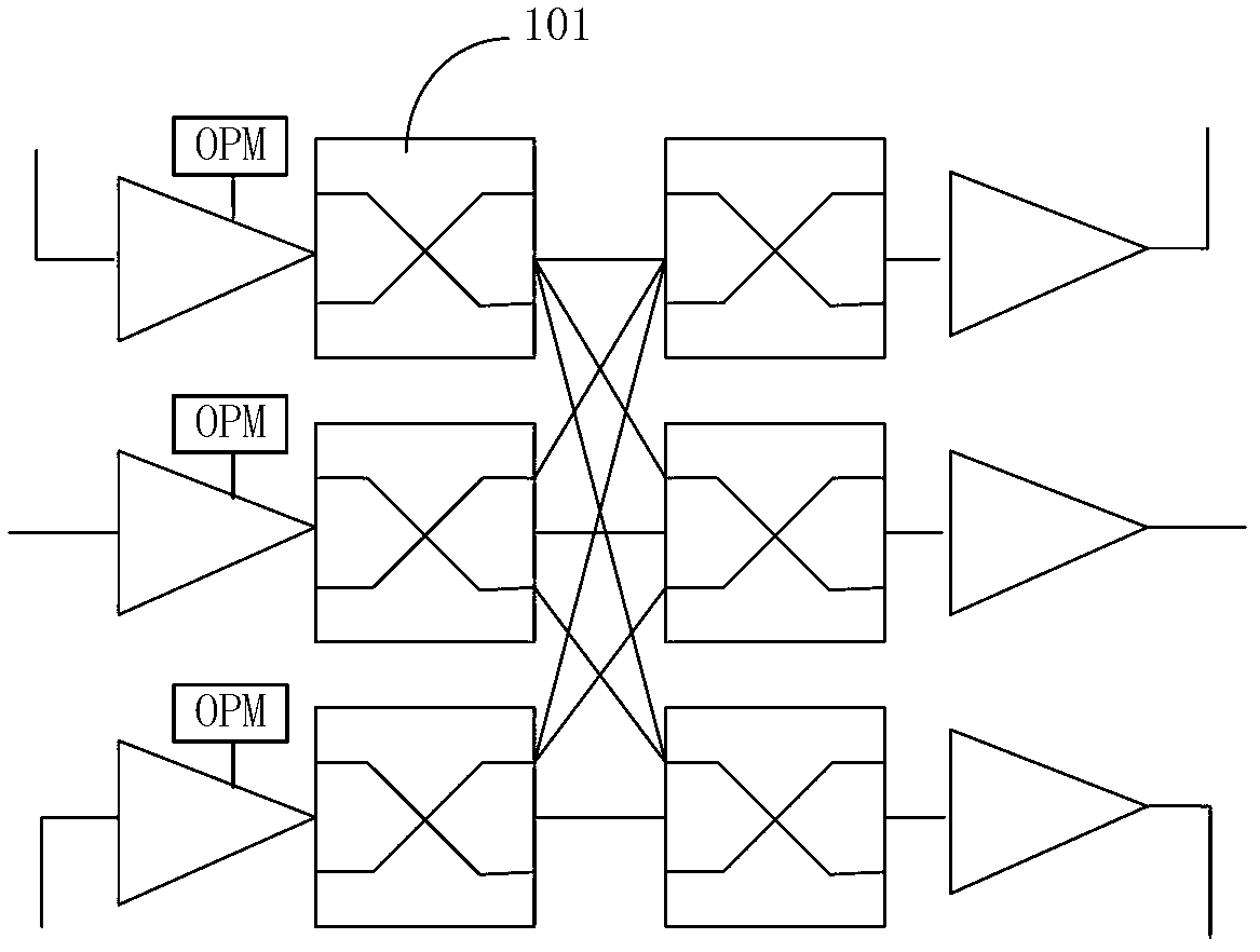 Online calibration configurable site wavelength dependent attenuation method, a device and a system