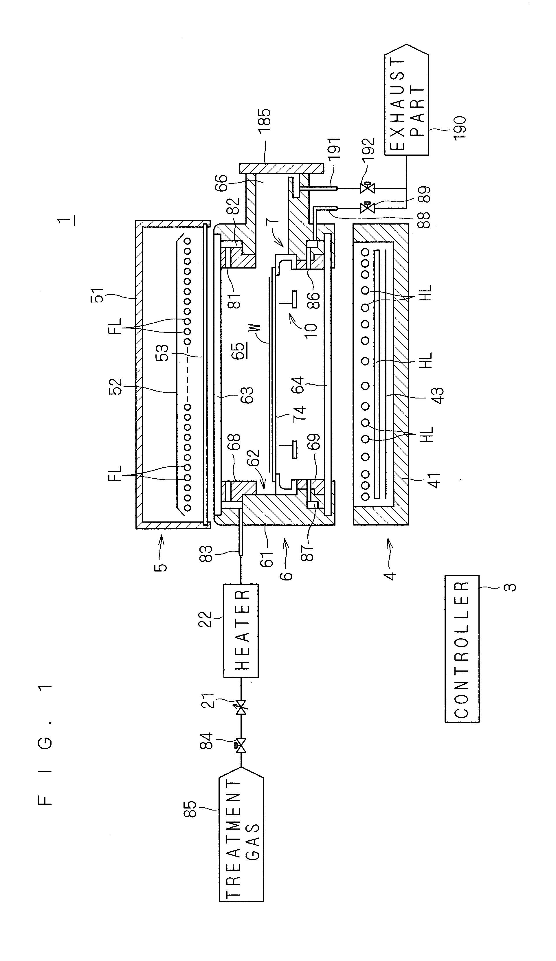 Apparatus and method for light-irradiation heat treatment