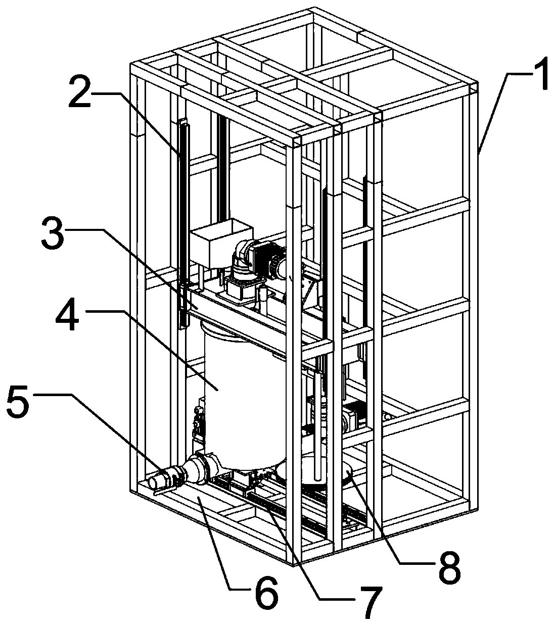 Waste oil solidifying apparatus