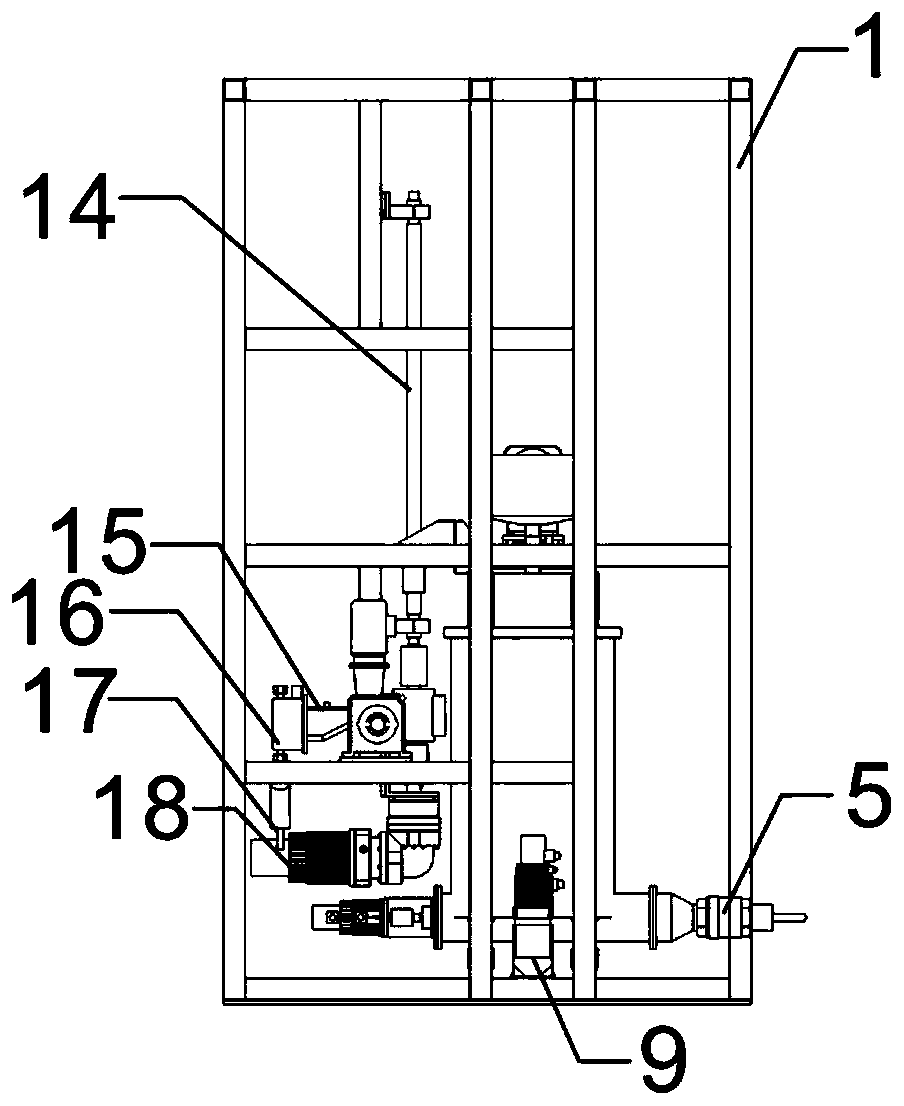 Waste oil solidifying apparatus