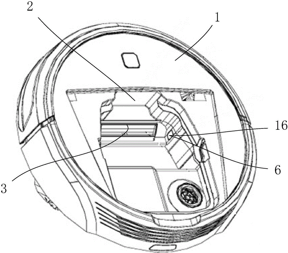 Intelligent sweeping robot with wireless charging function