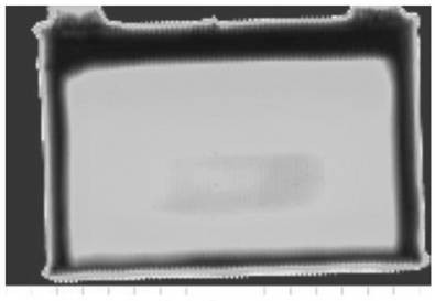 Method for quantitatively detecting electrolyte distribution in battery