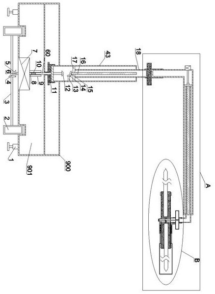 Multi-drill-bit wall surface automatic drilling equipment