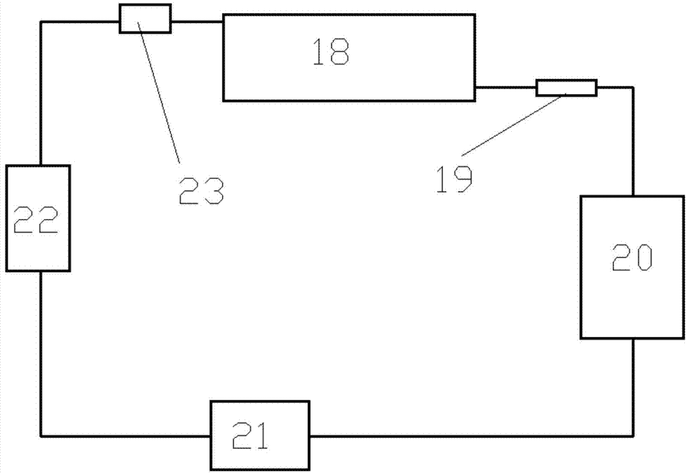 Loop circuit heat tube type solar energy system