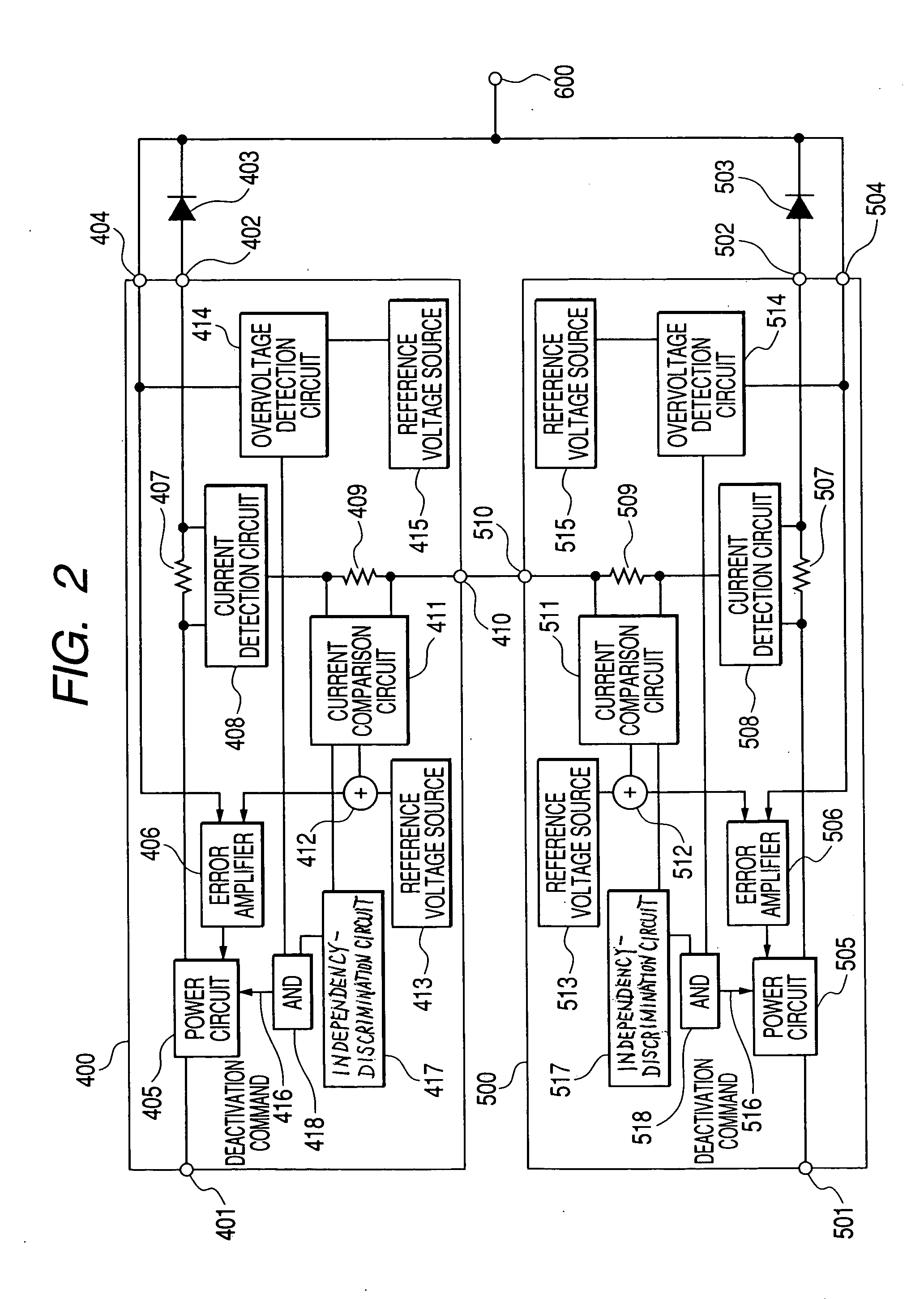 Overvoltage protection circuit, and power source, power supply system and electronic apparatus using the overvoltage protection circuit