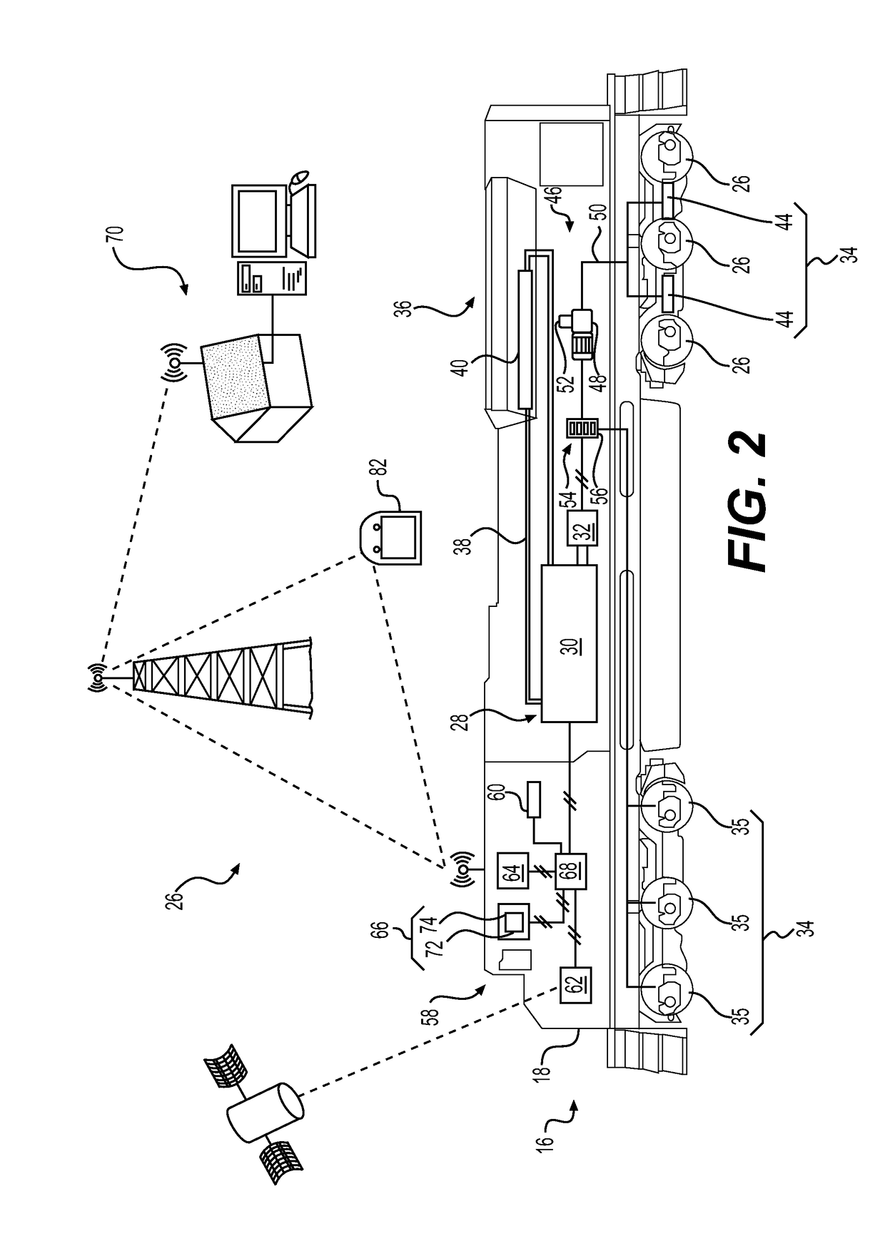 Machine asset management system having user interface