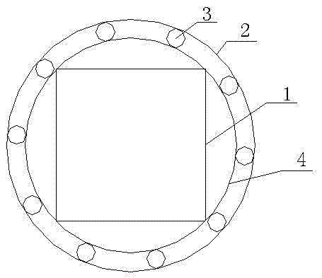 Ranging type packing case convenient to transport in stairs