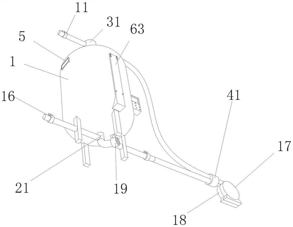 Constant-pressure full-automatic multi-medium filtering device