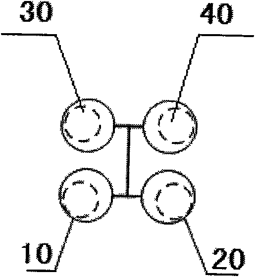 Device and method for high-resolution large-viewing-field aerial image forming